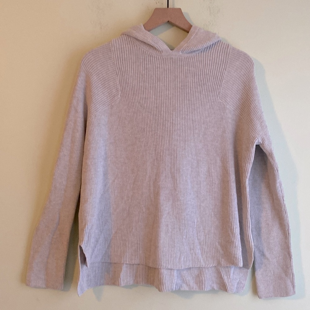 Athleta Rest Day Silk Blend Hooded Sweater - Picture 2 of 6